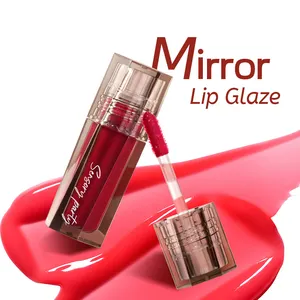 Wholesale Hot Selling Moisturizing Mirror Lip Glaze Vegan Cosmetics Waterproof Lipgloss Not Stick Cup Tint Long Lasting Makeup