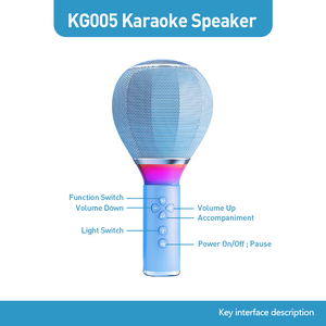 Nhà Máy Trẻ Em Kaoroke Microphone Với Loa Di Động Cầm Tay Trẻ Em Dành Cho Người Lớn Microphone Máy Cho Bên Nhà Âm Nhạc Ca Hát - Product Image 4