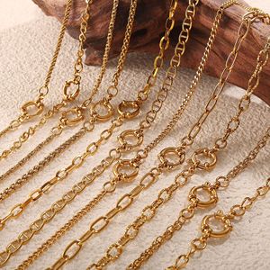 Collares de Moda con Cadenas, Chapados en Oro, con Perlas de Agua Dulce y Circonitas, Varios Estilos, Accesorios de Joyería para Mujer, Regalo - Product Image 1
