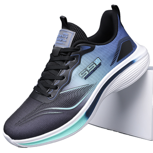 Nouvelles Chaussures de Sport Décontractées pour Hommes 2025 – Printemps/Été, Respirantes, Légères, en Maille, Amortissantes, pour la Course et l'Augmentation de la Taille - Product Image 1