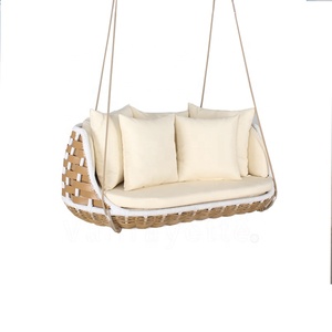 Marsh Rotin Extérieur Patio Balançoires Chaise Suspendue Double Siège Chaises 2 Personne <span class=keywords><strong>Oeuf</strong></span> Chaise Balançoire - Product Image 3