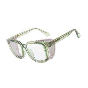 Gafas de Seguridad Deportivas Transparentes Cuadradas con Diseño Personalizado LMA, ANSI Z87, para Mujer y Hombre, con Protección Removible Contra la Luz Azul - Product Image 5