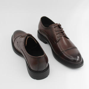 Nuevos Zapatos Oxford Formales de Cuero Genuino Hechos a Mano para Hombre, Ideales para Bodas, Oficinas y Todas las Temporadas. - Product Image 4