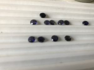 Piedra preciosa de iolita Natural de alta calidad, Color azul, forma redonda calibrada para joyería hecha a mano, producto a granel, piedras preciosas sueltas - Product Image 4