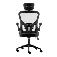 Chaise de bureau ergonomique en maille avec accoudoirs rabattables Yike Direct, prix d'usine, faible MOQ, chaise de travail pour personnel de bureau exécutif