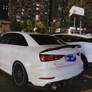 Aileron arrière de coffre en fibre de carbone véritable de haute qualité pour AUDI A3 S3 RS3 2014-2020 - Product Image 4