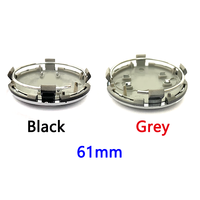 60mm 61mm 68mm 69mm 135mm pour enjoliveurs de jantes de voiture Audi A3 A4 A5 A6 A7 A8 Q3 Q5 Q7, accessoires d'emblème et de logo