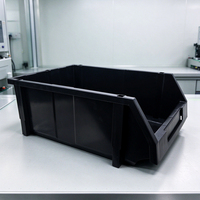Boîte de rangement haute conductivité ALLESD 450x300x175mm, boîte en plastique antistatique ESD, bacs de rangement