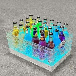 Cubo de Hielo con Iluminación LED para Bar - Capacidad para 12/24 Botellas, Material de PC Irrompible - Product Image 3
