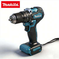 Perceuse à percussion trois-en-un DHP487, batterie au lithium Makita 18V, perceuse manuelle pour la décoration et l'entretien de la maison