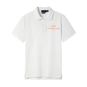 เสื้อโปโลผู้ชา<span class=keywords><strong>ย</strong></span> Junran ผ้าฝ้า<span class=keywords><strong>ย</strong></span>แท้ ลา<span class=keywords><strong>ย</strong></span>ม้าเล็กของ Paul สีพื้น ปักลาย แขนสั้น เสื้อยืดโปโล เสื้อยืดกอล์ฟ # RL-040 - Product Image 6