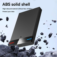 Custodia per Disco Rigido SATA da 2,5 Pollici con Interfaccia USB 3.0, Case Esterno in Plastica per SSD