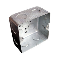4x4 3 voies rond carré câble Coaxial électrique Types de jonction en métal Gi galvanisé interrupteur en acier prise boîte murale Emt boîte de jonction