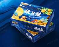 Boîte à fruits carrée en carton ondulé recyclé écologique, gaufrage mat, impression de logo personnalisée, fournisseur en gros quadricolore