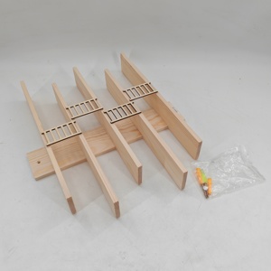 Étagère de <span class=keywords><strong>cuisine</strong></span> rustique avec porte-serviettes sculpté Orgue original flottant en bois vertical pour salle de bain et salon - Product Image 6