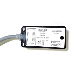 Boîtier de distribution de capteurs bibo SVLEC M12 24V PNP NPN 4/8 voies avec sortie M12 5 broches sans signaux LED - Product Image 5