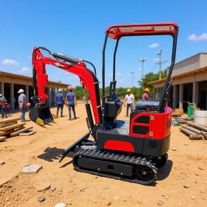 Miniexcavadora con Gancho, Máquina para la Transformación Rural, Excavadora con Garra para Madera, Zanjadora para Huertos, Excavadora para Mantenimiento de Carreteras - Product Image 2