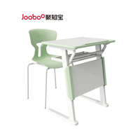 Ensemble de bureau et chaise d'école américains, réglable, en métal, une place, design moderne