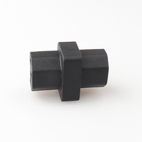 Connecteur IEC Femelle + Femelle, Prise de Courant Universelle, Prises Industrielles - 1 Laiton Cuivre Nylon Acrylique 16A, Prise ABS EU/CN