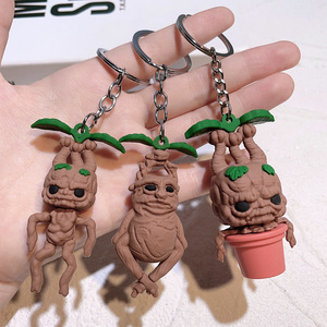 Oferta especial: Nuevo producto - Llavero de Mandragora, adorno de Mandragora, llavero de PVC, colgante para coche y mochila de Halloween - Product Image 1