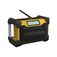 Radio de Trabajo Recargable de 18V, Altavoz Portátil para Talleres y Fábricas Equipados con Herramientas Eléctricas