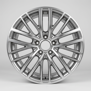 Aluminum Alloy Multi Spoke Car <b>Wheel</b> <b>Replacement</b> for Passenger Cars-New 20mm Offset Silver Finish PCD 114.3mm Universal Fitment - Product Image 1