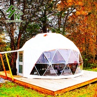 Dômes géodésiques en PVC étanche tente d'hôtel pour couple camping