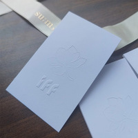 Cartes de visite blanches jetables personnalisées avec bandelettes de test en papier parfumé pour le test de parfums et d'huiles essentielles