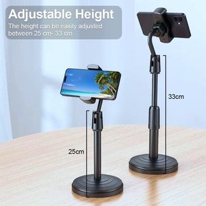 Mobile Phone Holder <b>Stand</b> <b>Tablet</b> Desktop Live Bracket Support <b>Stand</b> Mount Foldable MultiFunction Telescopic Holder Plastic - Product Image 2