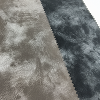 Tissu en velours glacé ultra-fin, résistant aux plis, imperméable, en cuir PU pour la confection de vestes pour hommes, usage vestimentaire et décoratif