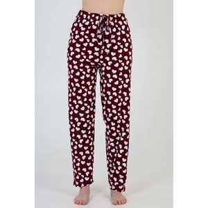 กางเกงนอนพิมพ์ลายหัวใจสำหรับผู้หญิงจากบอร์โดซ์ ผ้าทอเนื้อนุ่ม ใส่สบาย - Product Image 1