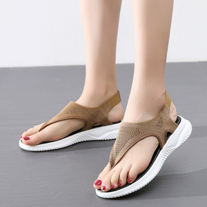 Ladies Fashion Lightweight High <strong>Arch</strong> <strong>Support</strong> Orthotic <strong>Flip</strong> <strong>Flop</strong> for Flat Feet Casual Comfortable Platform Sandals for Women - Product Image 2