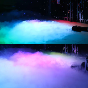 Générateur de brouillard au sol à double tube efficace, coque en alliage noir et composite bois, avec prise européenne, disponible toute l'année pour les théâtres - Product Image 2