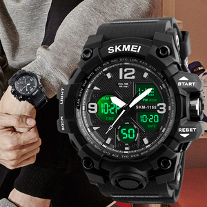 <span class=keywords><strong>Skmei</strong></span> 1155B 아날로그 디지털 시계 운동 시계 핫 잼 탕간 위장 그린 스포츠 남자 손목 시계 relogio relojes de hombre - Product Image 2