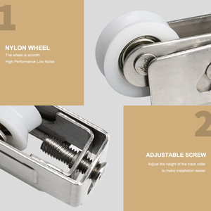Guida del rullo della pista <span class=keywords><strong>per</strong></span> ruote ruote della <span class=keywords><strong>porta</strong></span> rullo di guida della <span class=keywords><strong>porta</strong></span> <span class=keywords><strong>scorrevole</strong></span> e della finestra doppia ruota in acciaio inossidabile - Product Image 6