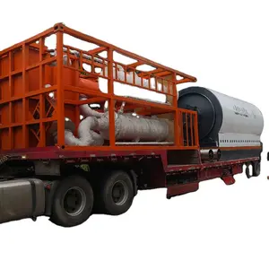 5kg-3Tons Mobile system small waste plastic recycling to oil machine