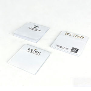 HG1295 3*3 inci hadiah promosi dicetak catatan tempel Notepad Kustom bantalan Memo catatan tempel dengan cetak logo - Product Image 6