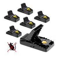 Vente en gros, lot de 6 pièges à souris multi-prises pour maison et entrepôt