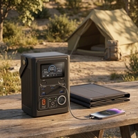 Batterie externe à charge ultra-rapide 75000mAh 280W grande capacité avec contrôleur MPPT pour station d'alimentation portable 1KW 2KW 3KW