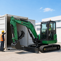 Livraison Gratuite – Mini-Excavatrice sur Chenilles 1.5T, 2T, 2.5T, 3.5T avec Moteur EPA – Fournisseur de Micro-Pelles sur Chenilles en Acier