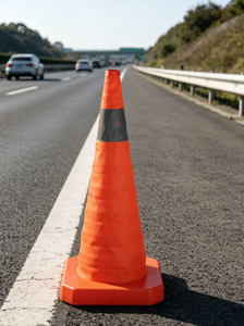 Cono di Sicurezza Pieghevole Riflettente Portatile per Emergenze Stradali e Guasti <span class=keywords><strong>Auto</strong></span> - Product Image 2