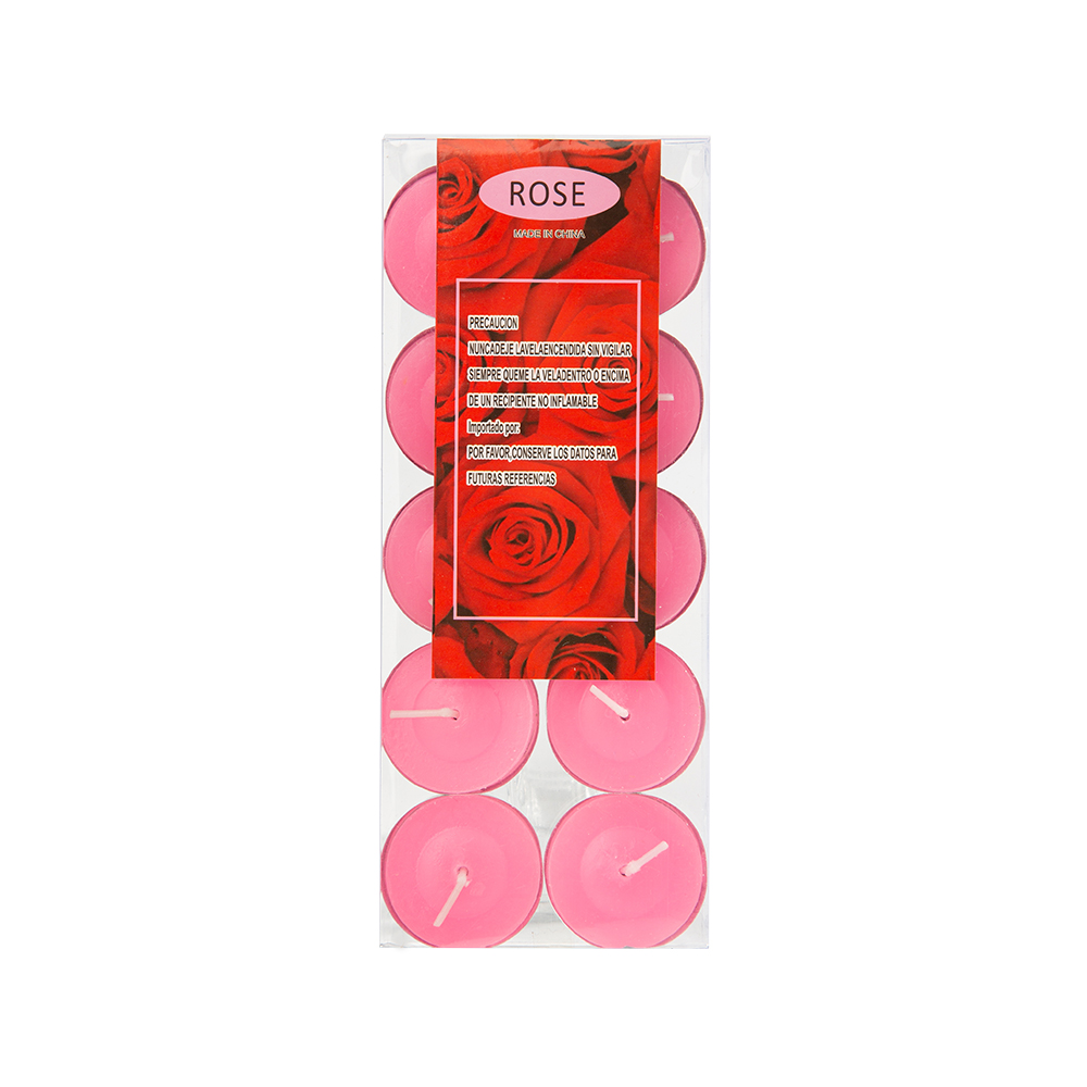 10 pièces-rose