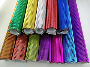 Kim loại giấy gợn sóng, A4 đầy màu sắc kim loại Giấy gợn sóng tông tấm dày cho nghề thủ công và tự làm dự án - Product Image 4