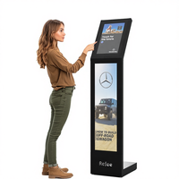 Nouveau Kiosque Tactile Écran Large REFEE – Lecteur Publicitaire Numérique sur Pied avec Écran LCD pour Voiture, Métal et Verre 1