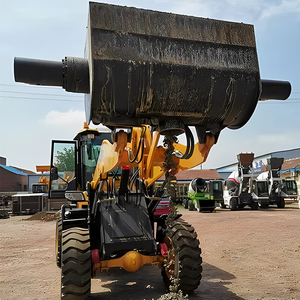 Chariot élévateur à fourche chargeur agricole tout-en-un fonction multi-usages <span class=keywords><strong>pelle</strong></span> à roues projet de construction bétonnière - Product Image 2