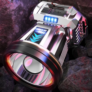 Pinjian mới năng lượng mặt trời đèn ánh sáng mạnh siêu sáng sạc LED câu cá đêm đặc biệt siêu dài độ bền Đèn pha - Product Image 2