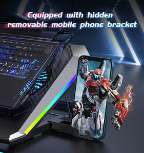 Coolcold — <span class=keywords><strong>refroidisseur</strong></span> d'écran LCD pour ordinateur <span class=keywords><strong>Portable</strong></span> K3 <span class=keywords><strong>17</strong></span> <span class=keywords><strong>pouces</strong></span>, coussin de refroidissement à Air pour <span class=keywords><strong>pc</strong></span>, modèle <span class=keywords><strong>Portable</strong></span>, 2 ports USB Hub, 1 pièce - Product Image 2