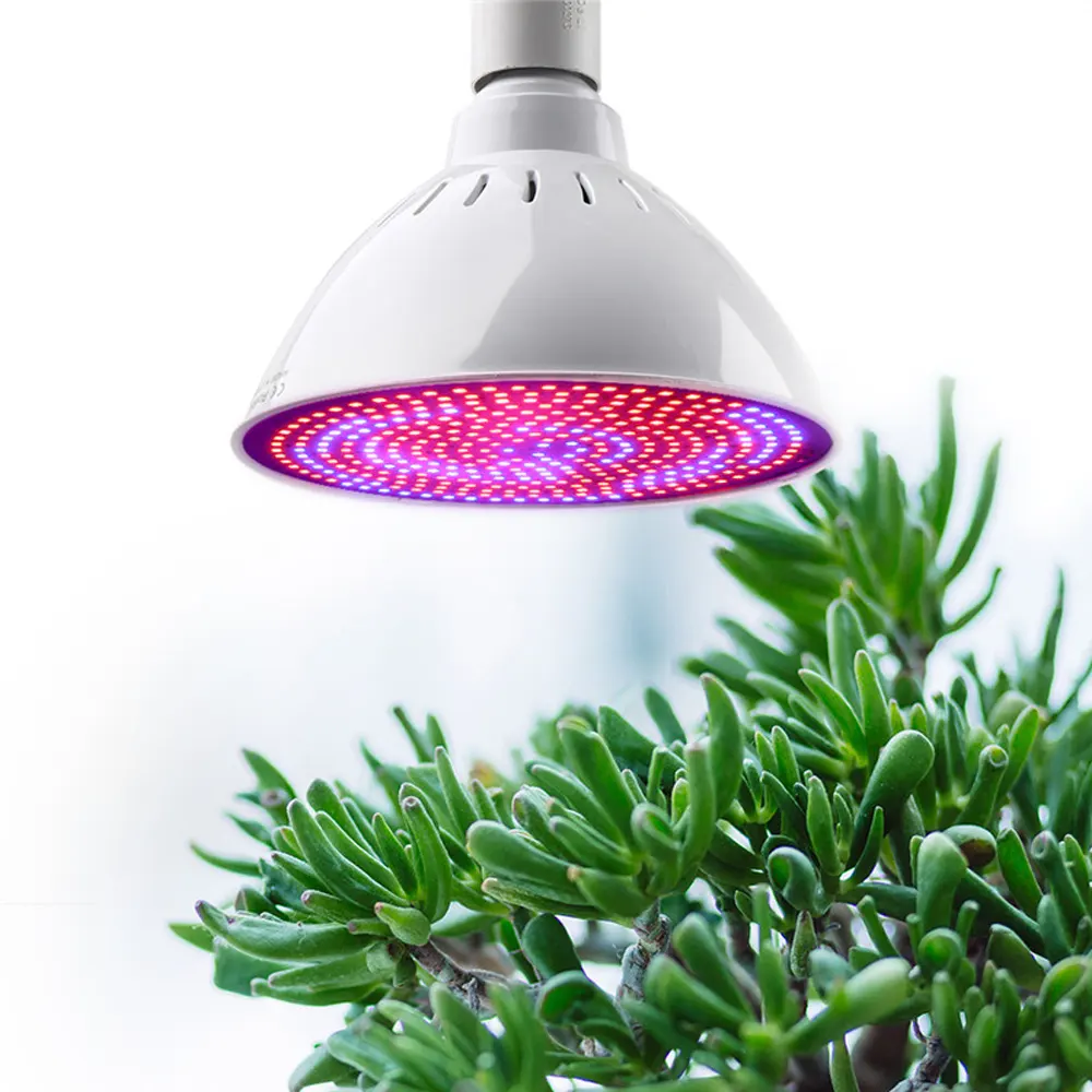 352Leds 60W Led Plant Light Plastic LED Bulb Growth Lamp 450nm 630nm Wavelength E27 Spot Grow Lights
