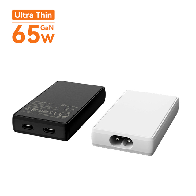 Merryking 2024 GaN 65W Charger USB-C USB-A 2 Ports PD3.0 Fast Charging Wall Charger 45W 60W for Laptop Mobile Phone