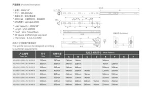 Cajón telescópico de acero de 45mm de alta calidad, extensión completa de 3 pliegues para cocina moderna, comedor, dormitorio, apartamento, sala de estar - Product Image 5